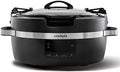 Triple-Insulated Crock-Pot Thermoshield 6 Quart Slow Cooker with Carry Handles S12S - Stainless Steel Slow Cooker with Locking Lid - Default Title