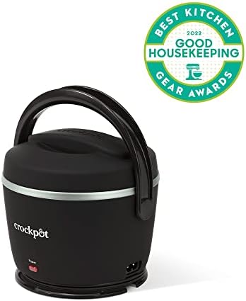 Portable Electric Crock-Pot Electric Lunch Box Food Warmer 20oz – Black S26G - Mini Personal Food Warmer for Healthy Meal Prep Detail