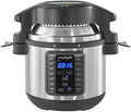 High-Pressure Crock-Pot Express Crisp 8 Quart 10-in-1 Pressure Cooker S06F - Heavy-Duty Stainless Steel Speed-Cooking Pot - Default Title