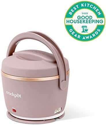 Portable Electric Crock-Pot Electric Lunch Box Food Warmer 20oz – Blush Pink S18G - Portable Electric Lunch Box Food Warmer Detail