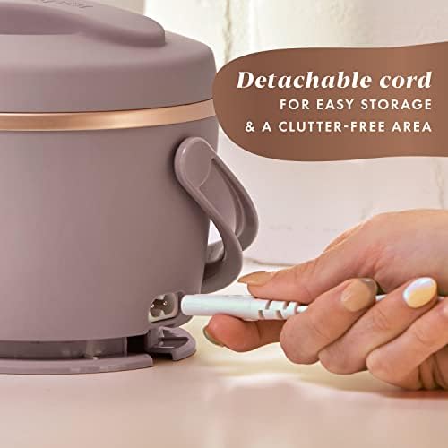 Portable Electric Crock-Pot Electric Lunch Box Food Warmer 20oz – Blush Pink S18G - Portable Electric Lunch Box Food Warmer Detail
