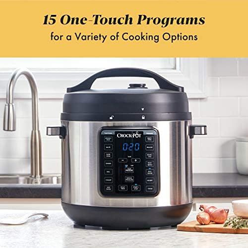 Speed-Cooking Crock-Pot 8 Quart Express Crock Multi-Use Pressure Cooker S05K - Digital Pressure Cooker with Multi-Safety Protection Detail